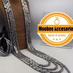 Elegant Silver Bead Jewelry Set